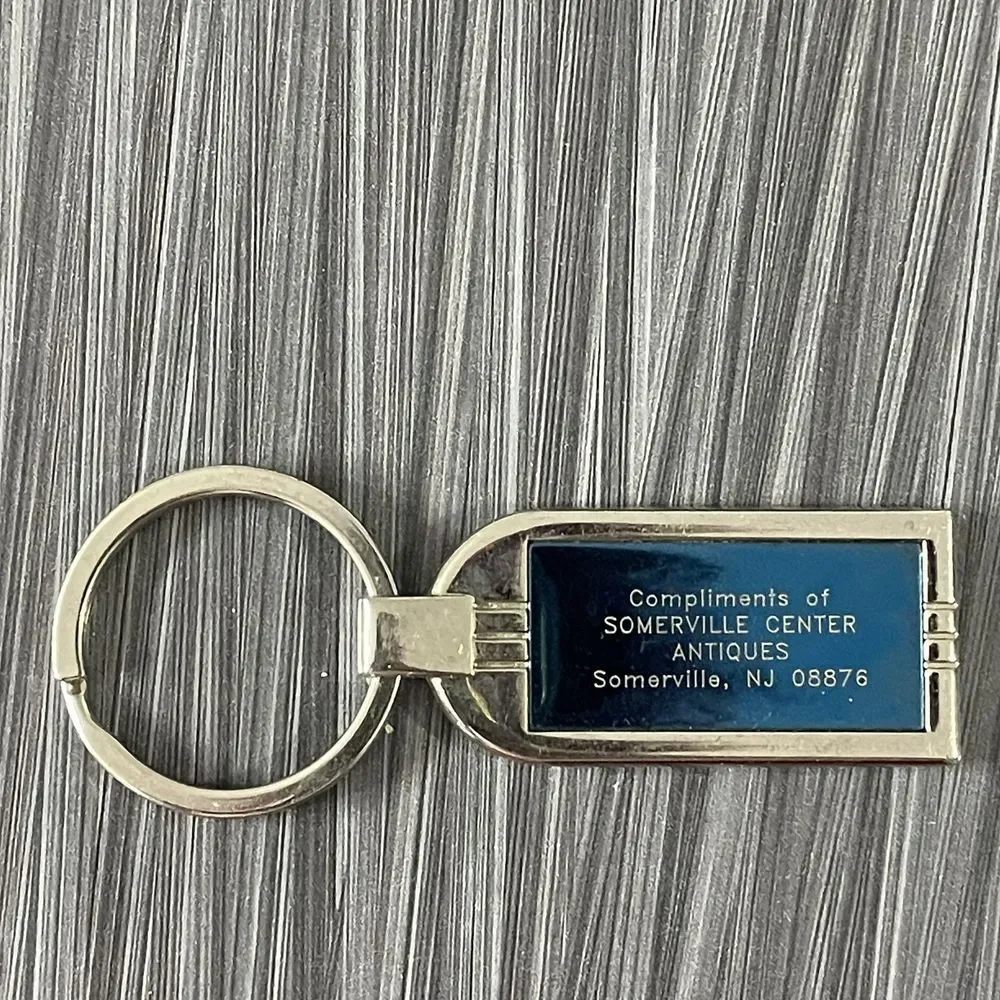 Genuine  Metal Keyring‎ Silver